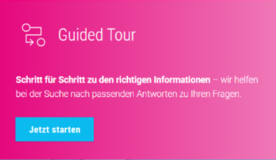 Screenshot von der Guided Tour auf Elternguide.online
